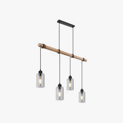 The Range Hadera Pendant Light  Black