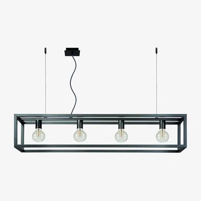 The Range Oris Industrial Bar Pendant Light Grey iron - Grey iron