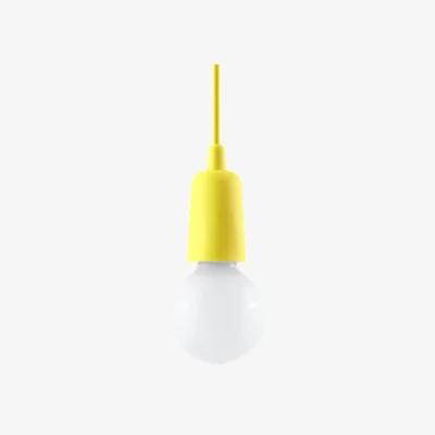 The Range Pendant lamp DIEGO 1 black - yellow