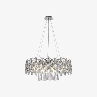 The Range Kenzie Ceiling Pendant 16 G9 Light Polished Chrome, Crystal - Polished Chrome