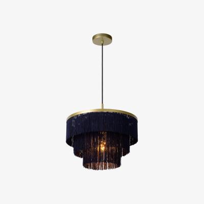 The Range Extravaganza Frills Vintage Pendant Light Matt Gold - Brass / 40cm