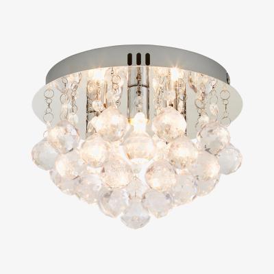 The Range Elsa Flush Droplet Ceiling Light - Chrome