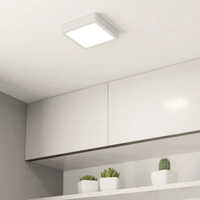 The Range EGLO Fueva 6 White LED Ceiling Light, 15cm - White