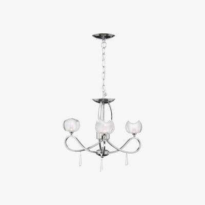 The Range Marta Pendant Ceiling Light - Chrome / 3