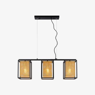 The Range Sansa Modern Bar Pendant Light Black - Black