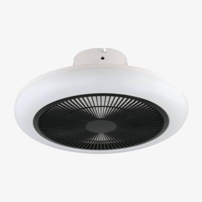 The Range EGLO Kostrena WhiteBlack Ceiling Fan With Light - White, Black