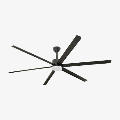 The Range Khios Led Dark 6 Blade Ceiling Fan - Matt Black