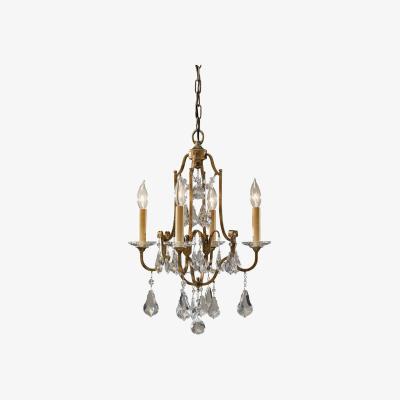 The Range Valentina Chandelier 4 Light Bronze Finish, E14 - Bronze