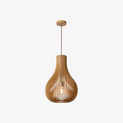 The Range Bodo Scandinavian Pendant Light Light Wood - Light wood