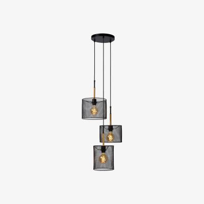 The Range Baskett Vintage Cluster Pendant Light Black - Black