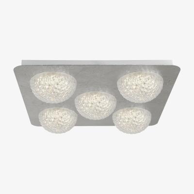 The Range Seville Silver 5Lt LED Flush - Silver