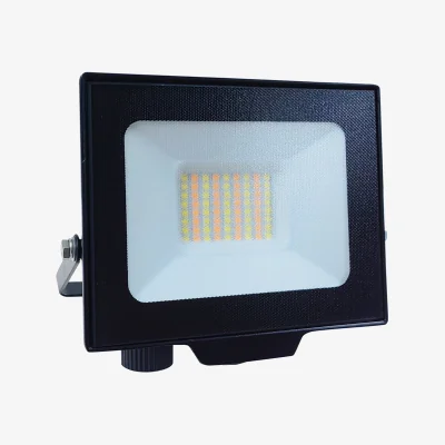 The Range Ener-J 30W LED Floodlight CCT Switchable IP65 Weatherproof Black 2700 Lumens 240 - Black