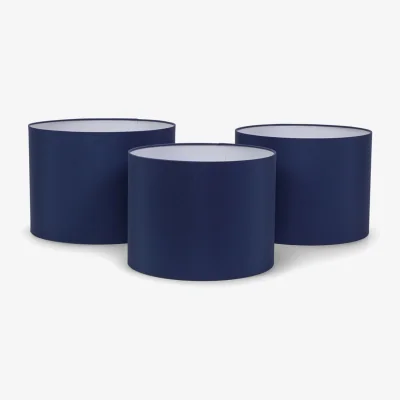 The Range Torbery Set of 3 Nesting Ceiling Light Shades - Navy