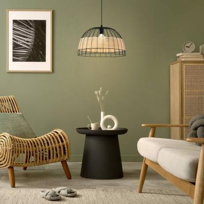 The Range EGLO Single Pendant Light E27 Black ANWICK (21) WBS - Black