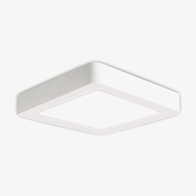 The Range 18W LED square Surface Mount Integrated Ceiling Light Flush Light cold white - White