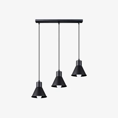 The Range Pendant lamp TALEJA 3 black [E27] - black