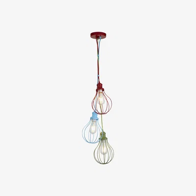 The Range Harstad's Multi 3Lt Pendant - Red