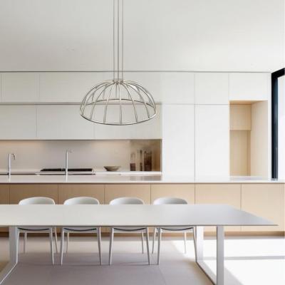 The Range PARAPLU Hemisphere LED Ceiling Pendant - Satin Nickel