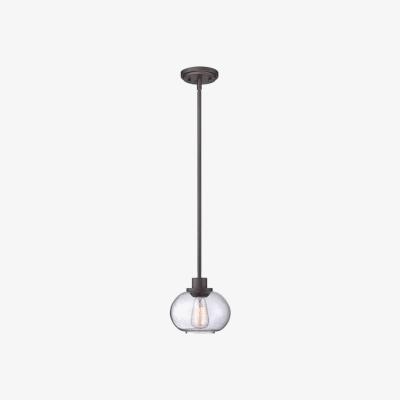 The Range Trilogy 1 Light Dome Ceiling Pendant Old Bronze, E27 - Old Bronze