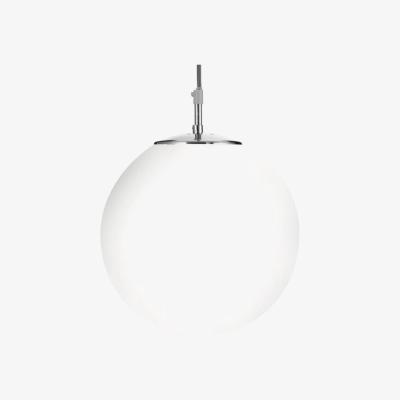 The Range Globe 1 Light Medium Ceiling pendant - Satin Silver