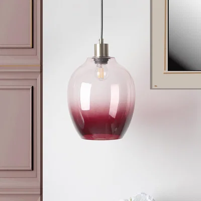 The Range Quinn Ombre Pendant - Burgundy