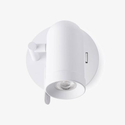 The Range Orleans 1 Light Indoor Adjustable Wall Spotlight - White
