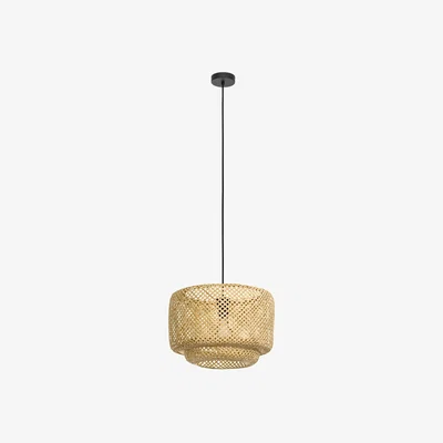 The Range EGLO Hettonle Pendant BlackNatural - Black