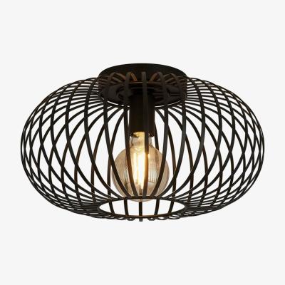 The Range 1 Light Convertible To Semi Flush Pendant, Matt Black - Matt Black