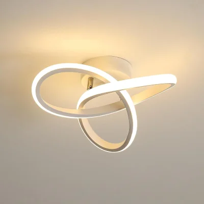 The Range GOECO LED Ceiling Light White 22 W for Kitchen Hallways Warm White 3000 K - White