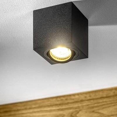 The Range CGC SASHA Black Square Surface Mount Tilt Spotlights - black
