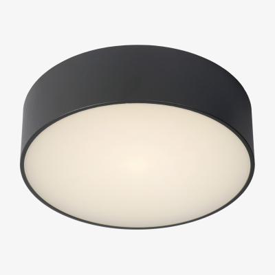 The Range Roxane Modern Flush Ceiling Light Bathroom - Anthracite / 25cm