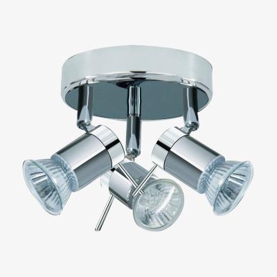 The Range Aries Adjustable Bathroom Ceiling Spotlight Satin Silver, Chrome IP44, GU10 - Satin Silver