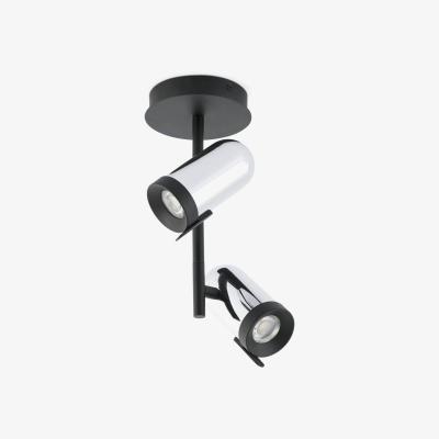 The Range Orleans 2 Light Spotlight Chrome, Black, GU10 - Chrome