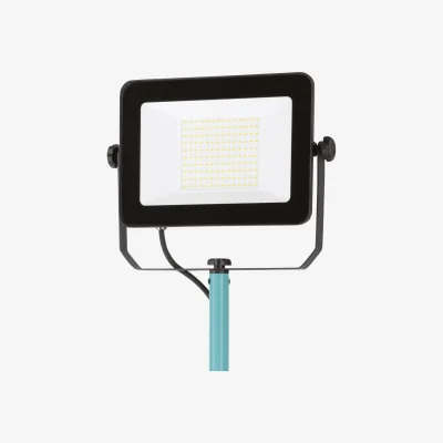 The Range EGLO AVELAR LED Tripod Floodlight, 100W, Cool White 4000K, IP65 - Teal