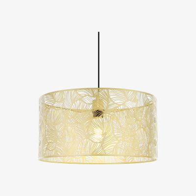 The Range Champagne Leaf Pendant - Gold