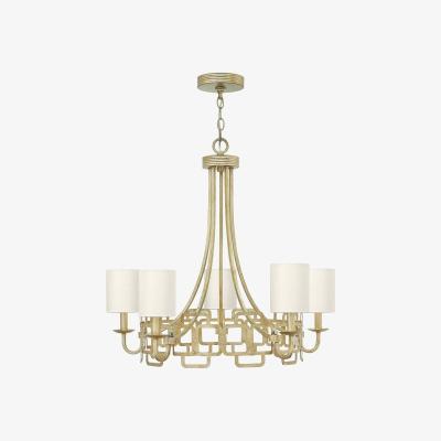 The Range Sabina 5 Light Multi Arm Chandelier Silver Finish, E14 - Silver