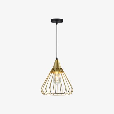 The Range CGC TESSA Gold Cage Pendant Light - Gold