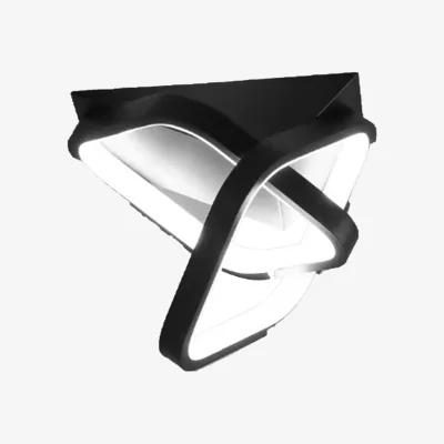 The Range Ceiling Light Black Cool White Light - Black