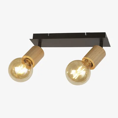 The Range Lance Two Light Spotlight Bar - Black