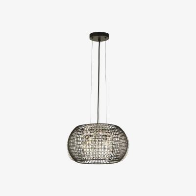 The Range Ponta Matt Black 4Lt Pendant - Black