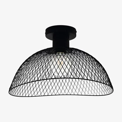 The Range EGLO Pompeya Black Ceiling Light - Black