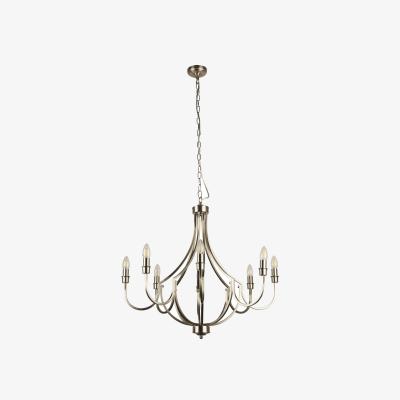 The Range Lodge Light Pendant  - Silver / 8 Light