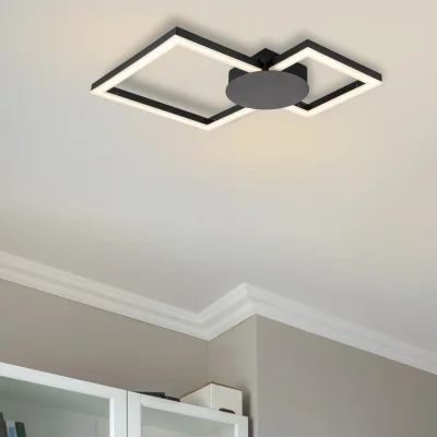 The Range COSYLYTE Miles Bathroom Integrated LED Ceiling Light - Matt Black