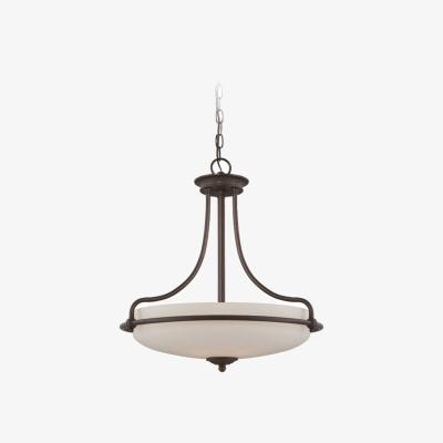 The Range Griffin 4 Light Ceiling Pendant Palladian Bronze, E27 - Palladian Bronze