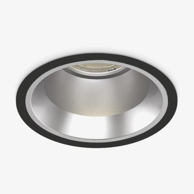 The Range Off Round Recessed Downlight Black 11cm 4000K - Black