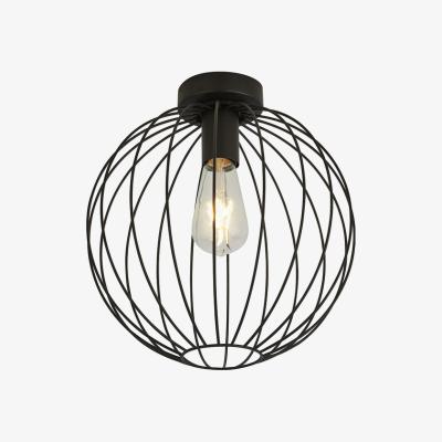 The Range Black Wire Frame Ceiling Flush