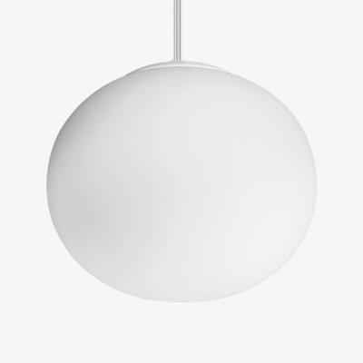 The Range Cotton Globe Pendant Ceiling Light - White / 13cm