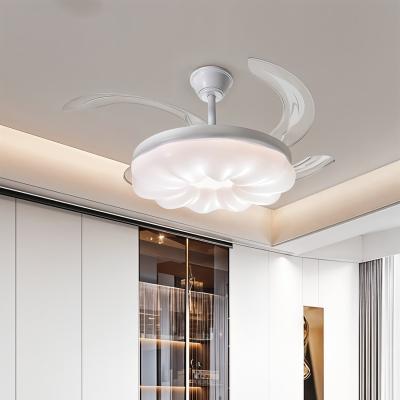 The Range Dimmable Ceiling Fan Light with Remote - White