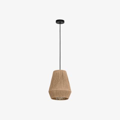 The Range EGLO Alderney Boho-styled Hemp Yarn Pendant Light - Black