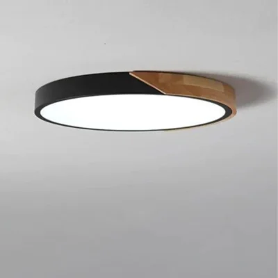 The Range Ceiling Light Round Black - Black